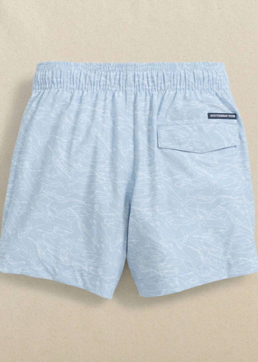 Southern Tide - Boy's Shark Bait Swim Trunk
