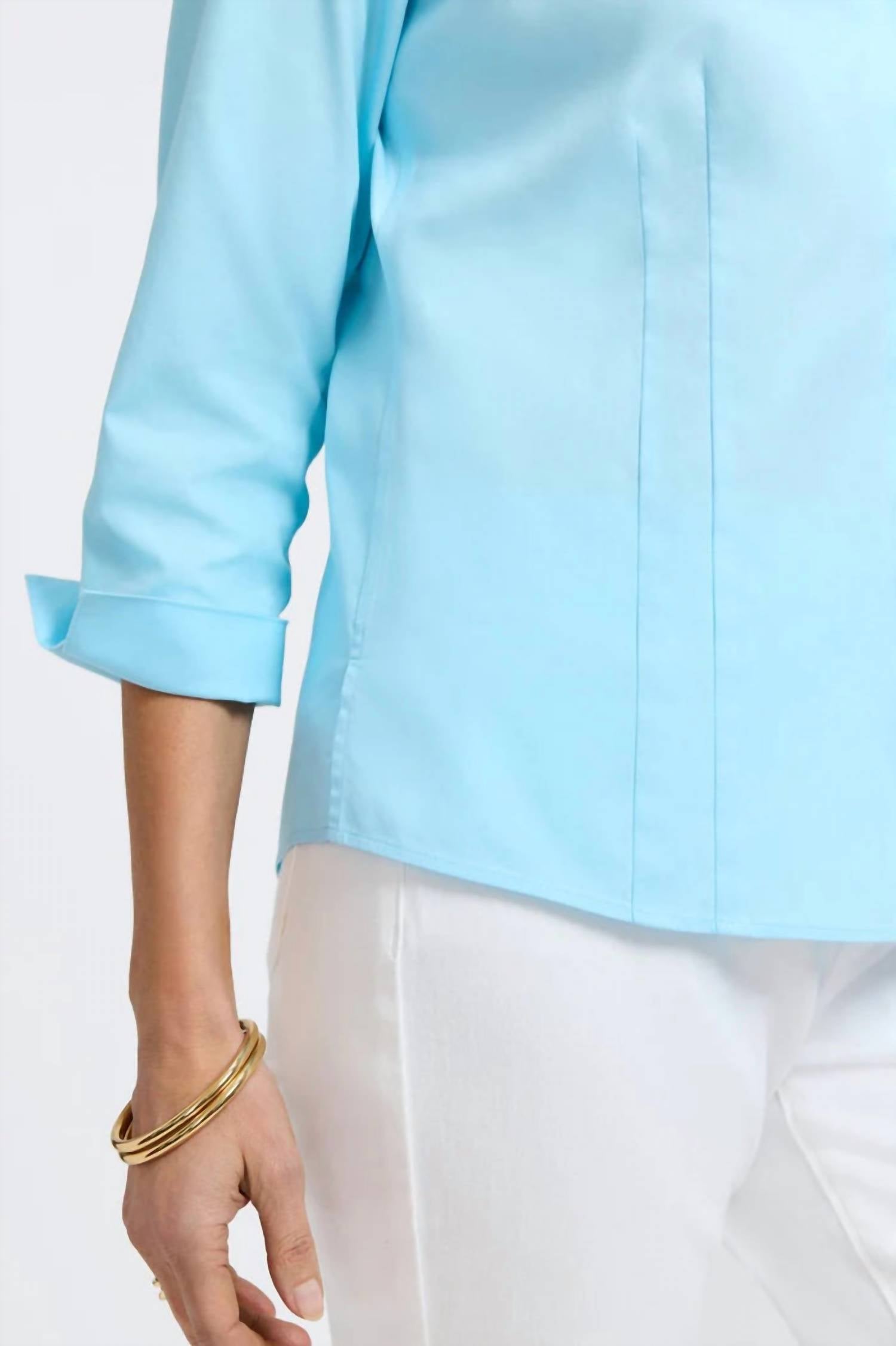Foxcroft - Taylor 3/4 Sleeve Top