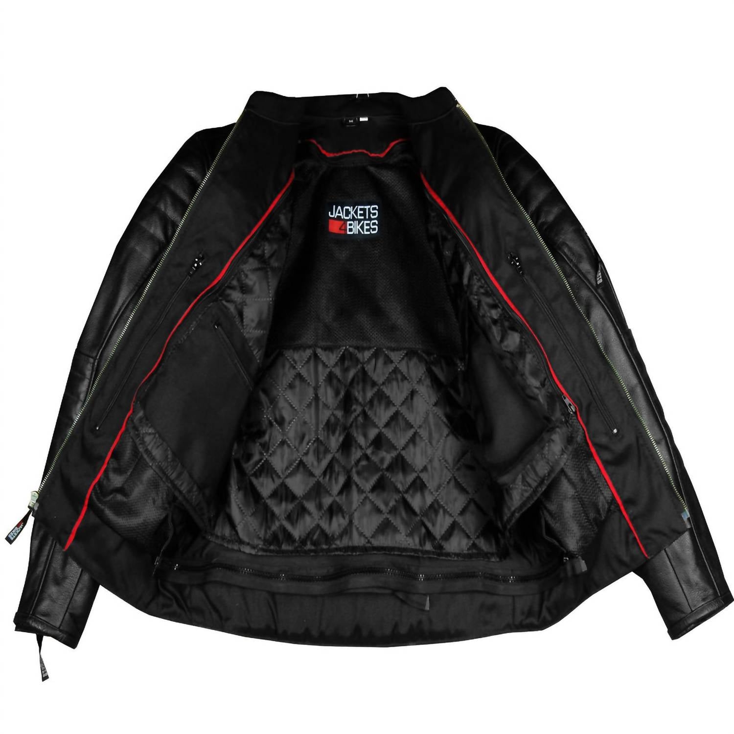 Jackets 4 Bikes - Men’s Buffalo Leather Motorcycle Jacket