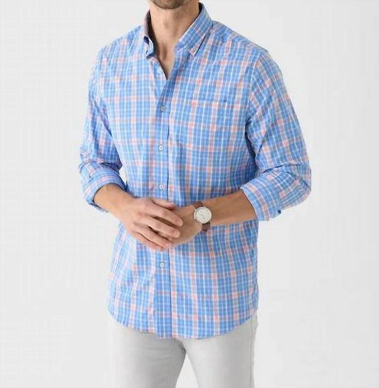Southern Tide - Beckenham Plaid Intercoastal Long Sleeve Sport Shirt-
