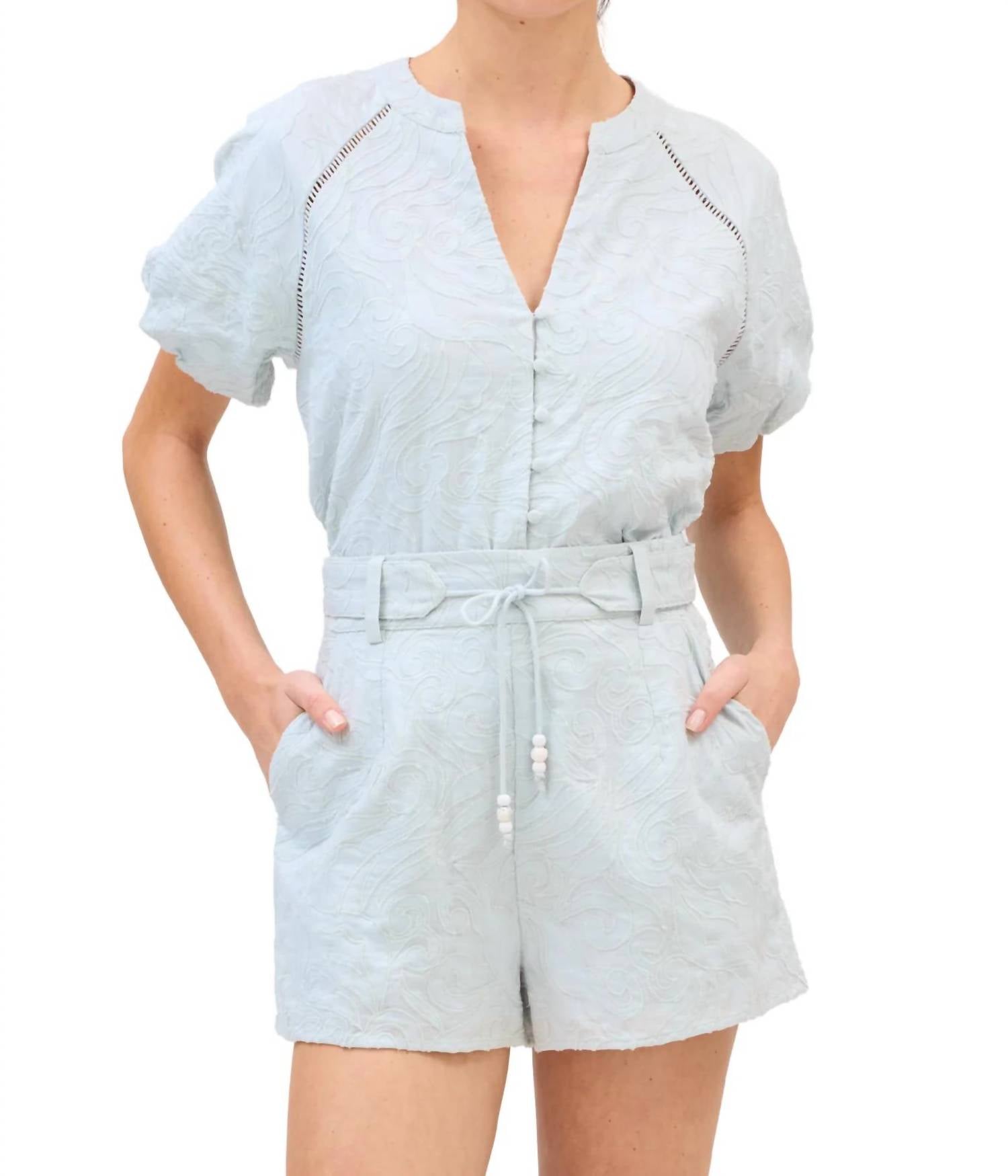 Allison New York - Embroidered Josephine Top