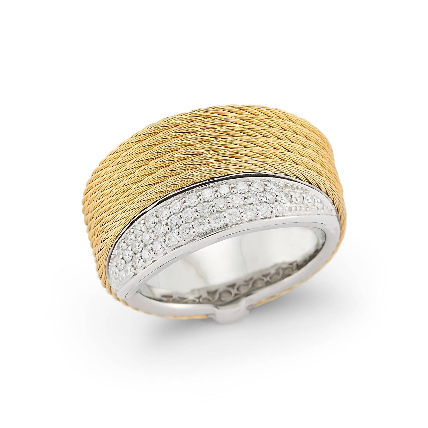ALOR Women's Peekaboo Ring in yellow - women's jewelry