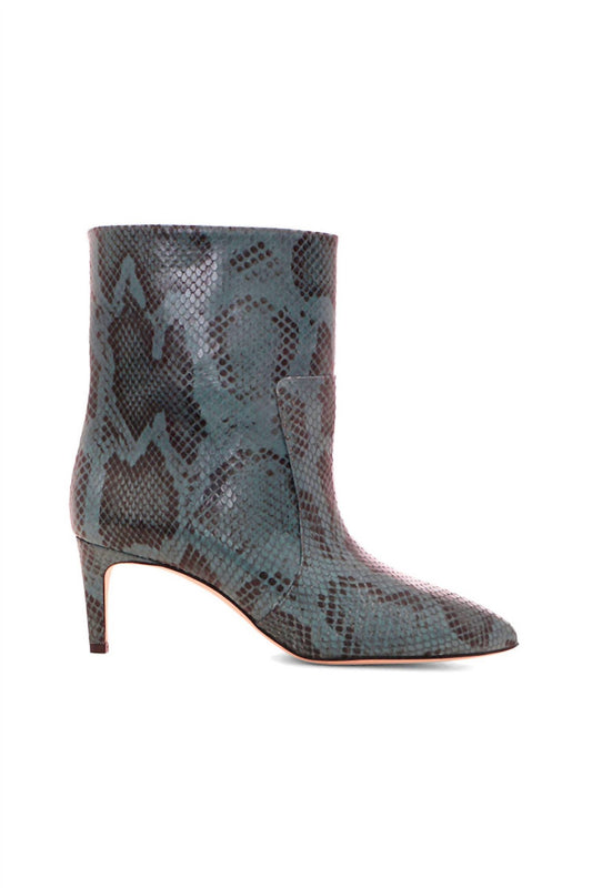 Paris Texas - Women's Python Seamed Ankle Bootie