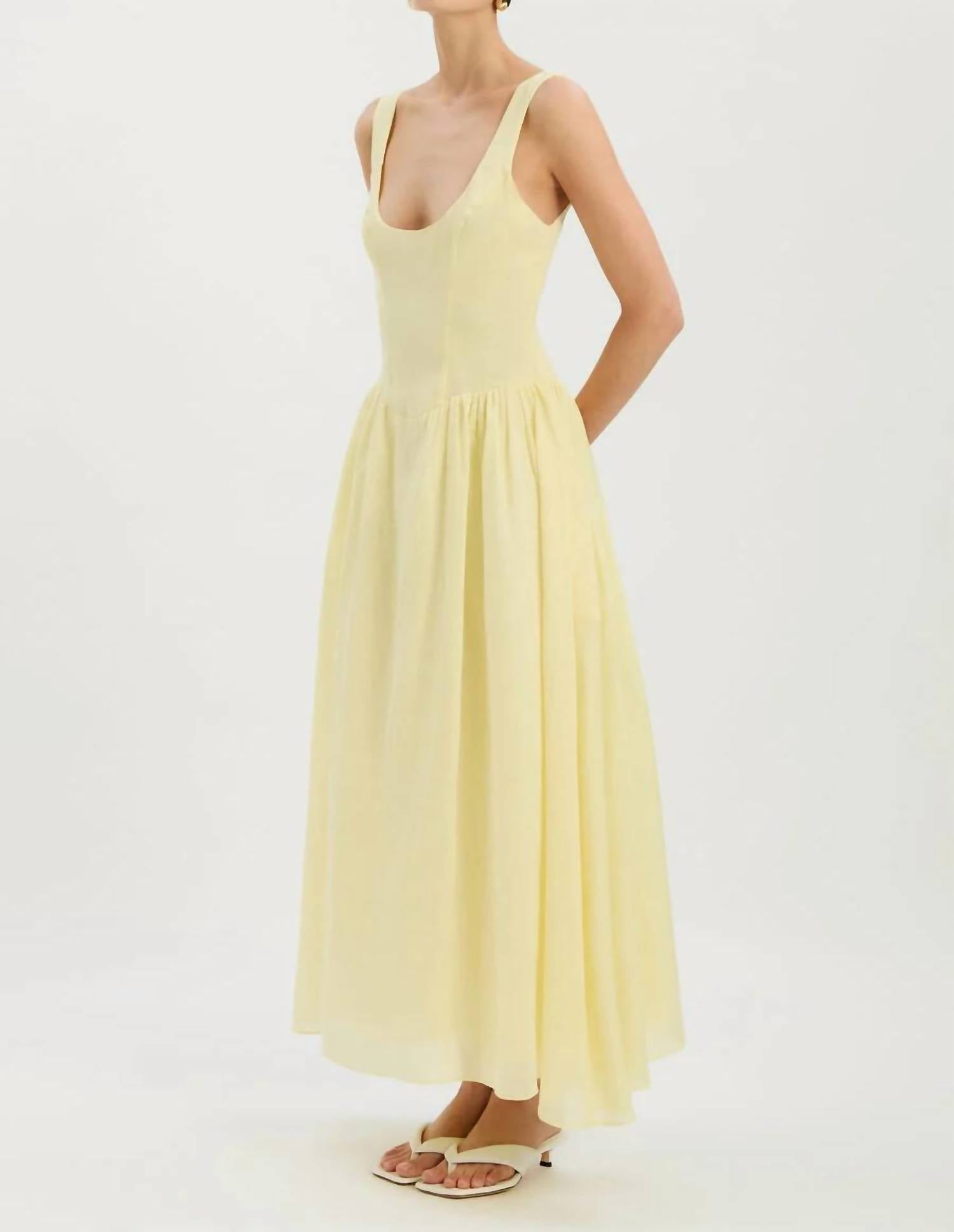 Bardot - Lawrence Scoop Neck Midi Dress