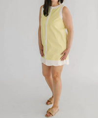Flying Tomato - Woven Solid Mini Dress With Snap Buttons