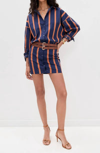 Staud - Cynthia Long Sleeve Mini Dress