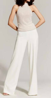 Emily Shalant - Stretch Crepe Wide Leg Pant
