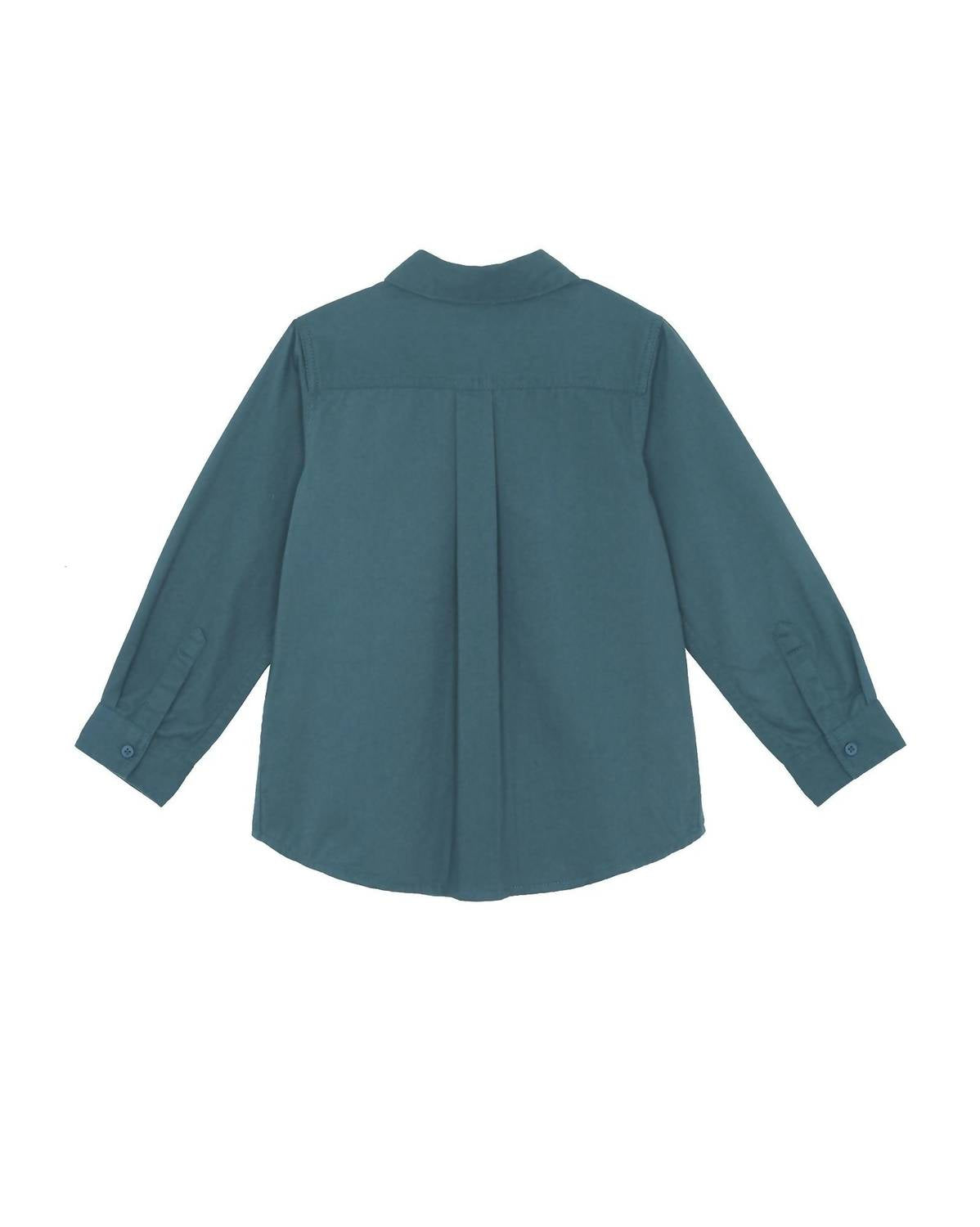 Bonton - Boy's Brushed Cotton Twill Shirt