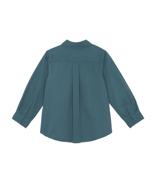 Bonton - Boy's Brushed Cotton Twill Shirt