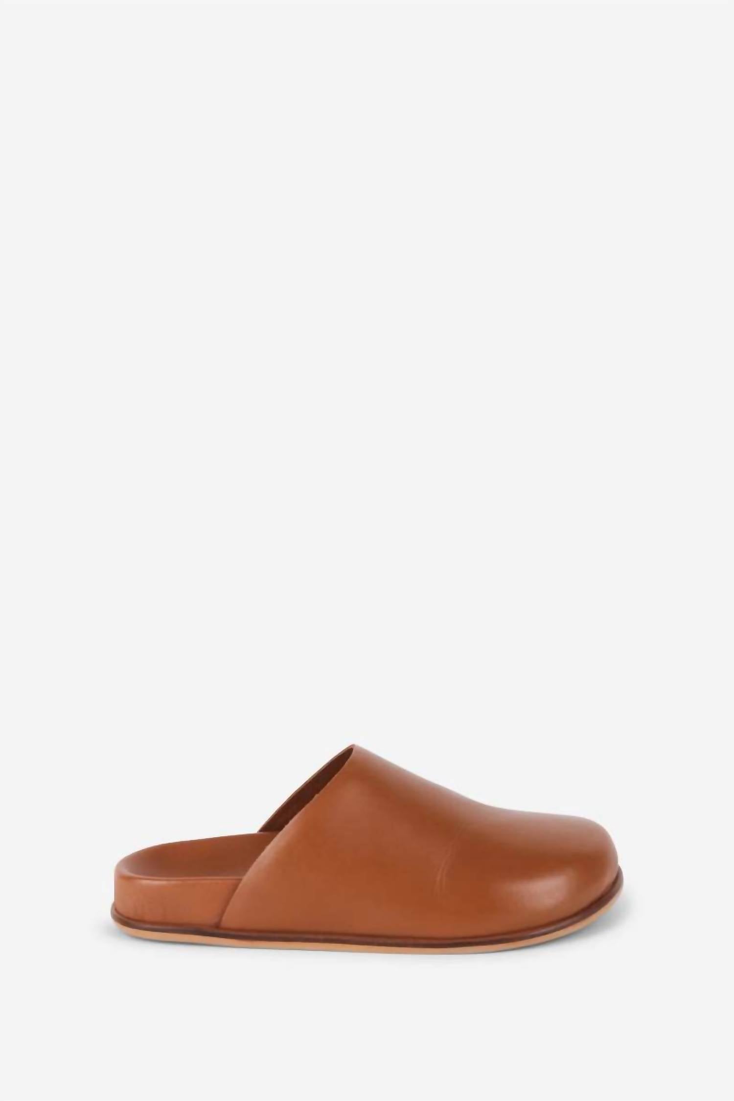 INTENTIONALLY BLANK Women's Agatha Slip-on Mule in brown - women's shoe