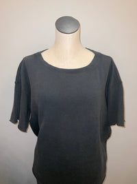 Mododoc - Elbow Sleeve Boatneck Boxy Top