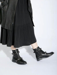 ALL BLACK Women's Pyramid Stud Boots in navy - women's shoe - view 4