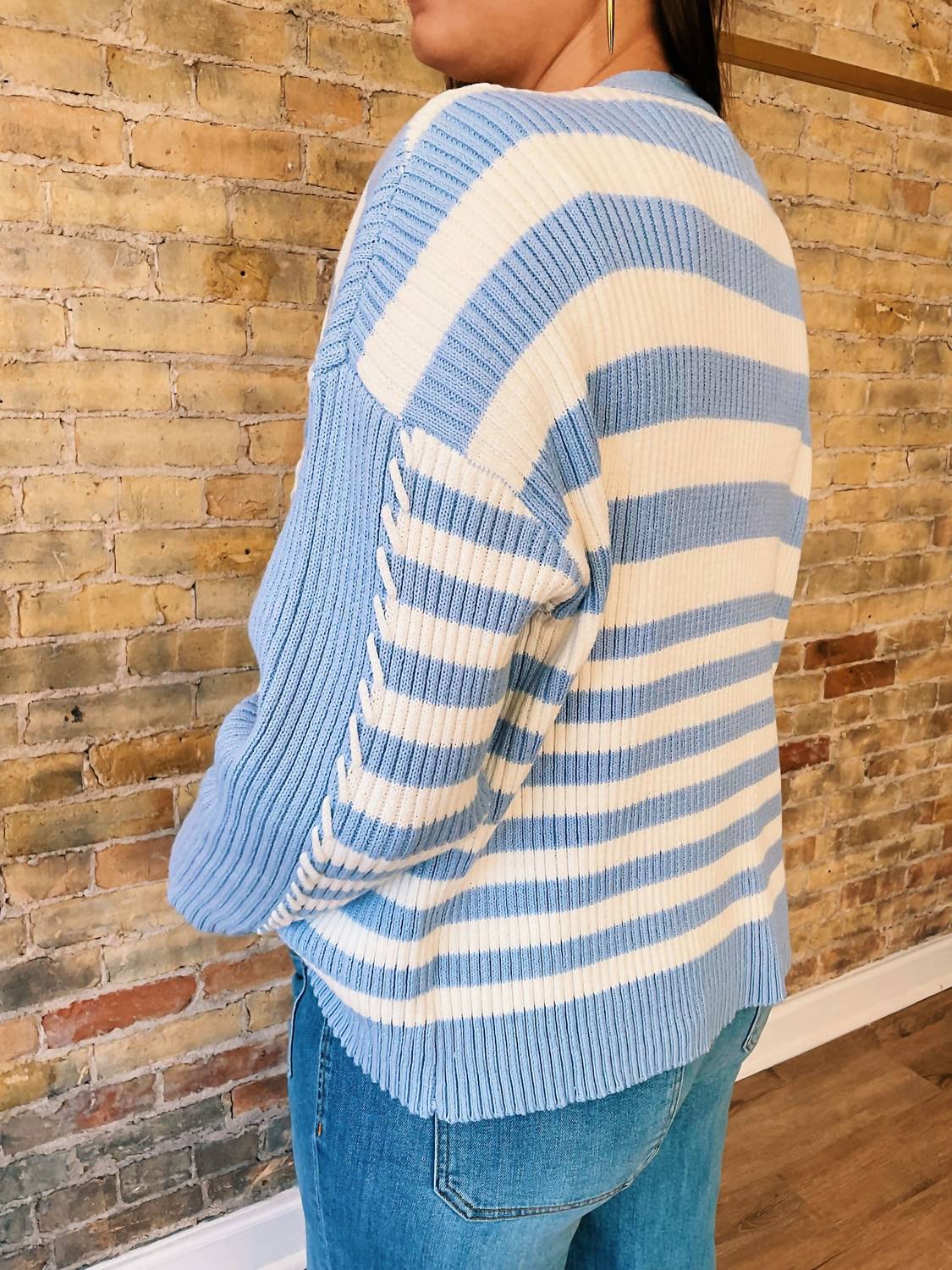 Able - Isabella Stripe Cardigan