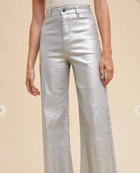 Anniewear - Sheli High Rise Wide Leg Jean