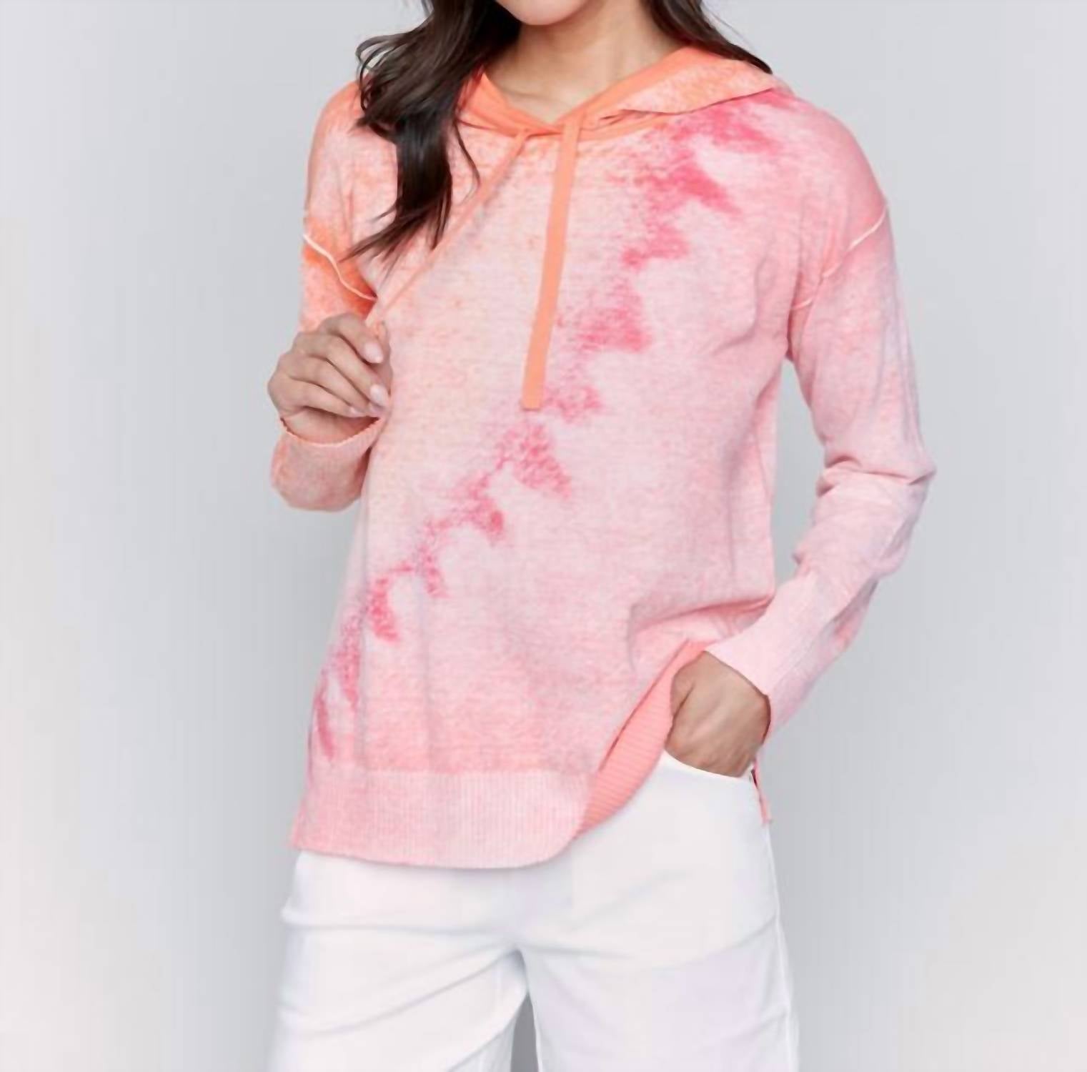 Charlie B - Reverse Print Hoodie Sweater