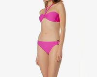 Helen Jon - Soft Tie Tortoise Bandeau Bikini Top