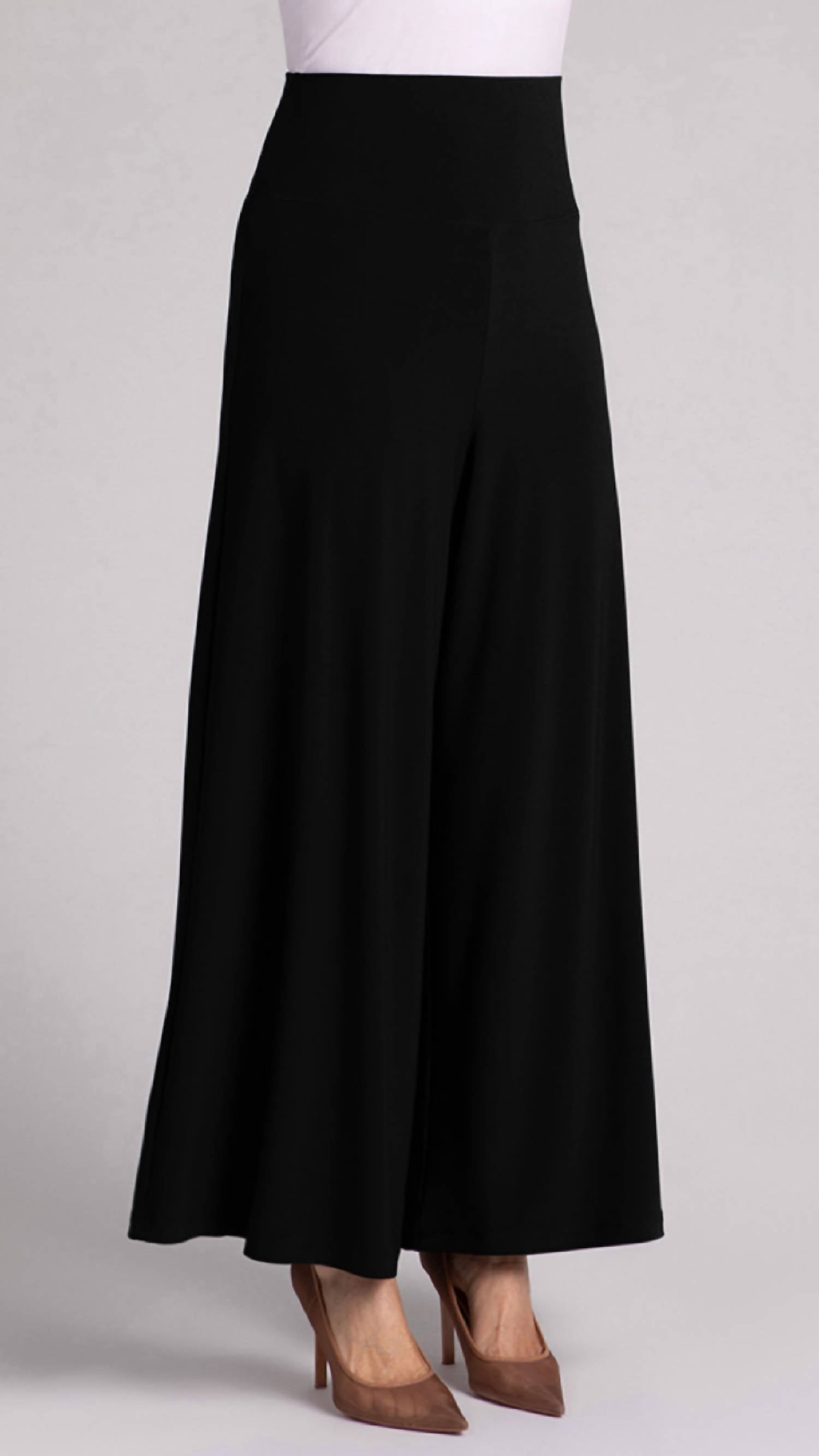 Sympli Trumpet Leg Pant in black - women's pants - view 4