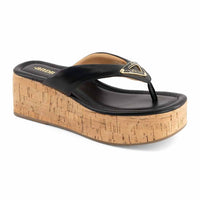 Andrea - Women's Cork Platform Wedge Sandals