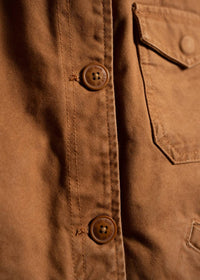 Iron & Resin Basset Buffalo Flannel Lined Jacket in cognac - women's jacket - view 5