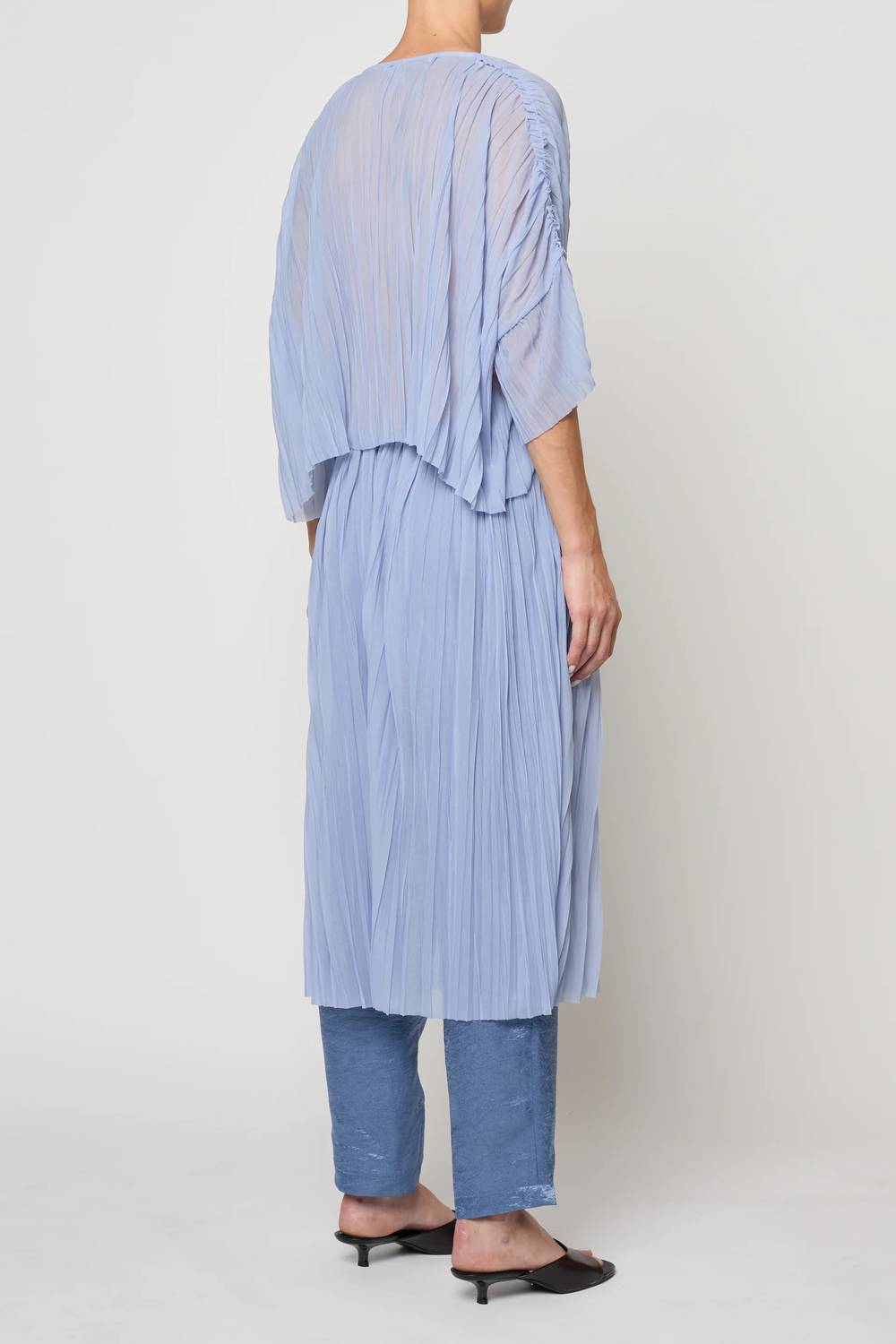 Atelier Delphine - Flared Random Pleats Tee