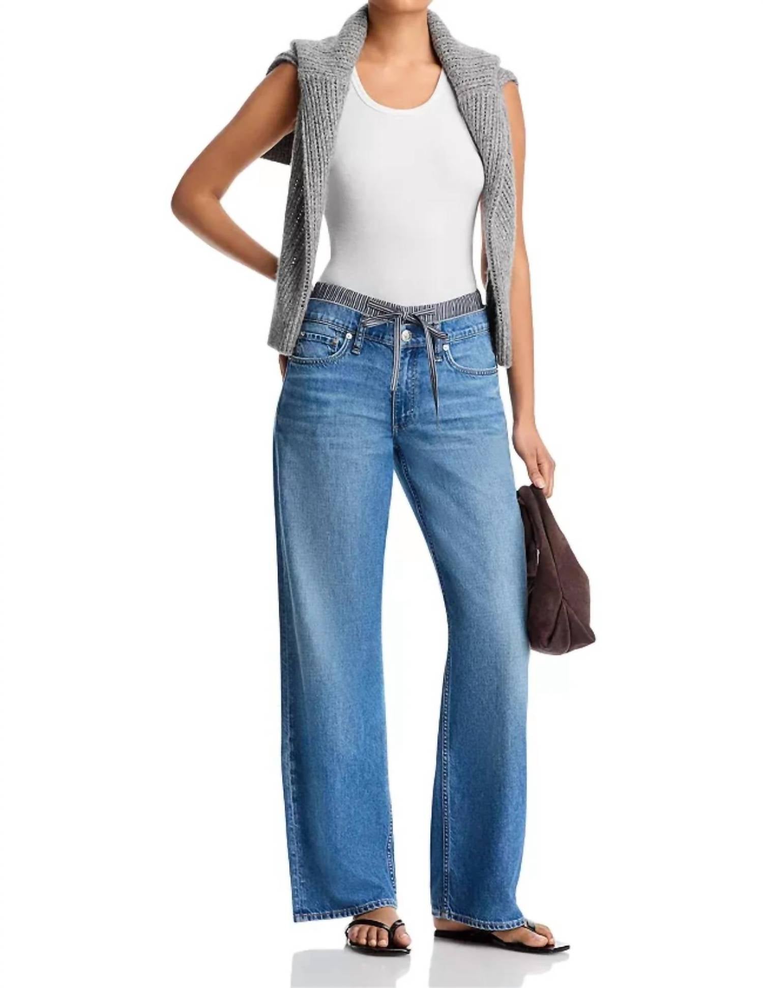 Rag & Bone - Saige Relaxed Straight Boxer Jeans