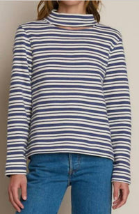 Nation Ltd - Delphine Tossed Stripe Sweatshirt