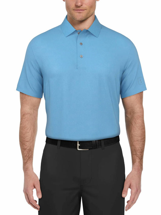 Pga Tour - Men's Airflux Mesh Golf Polo Shirt