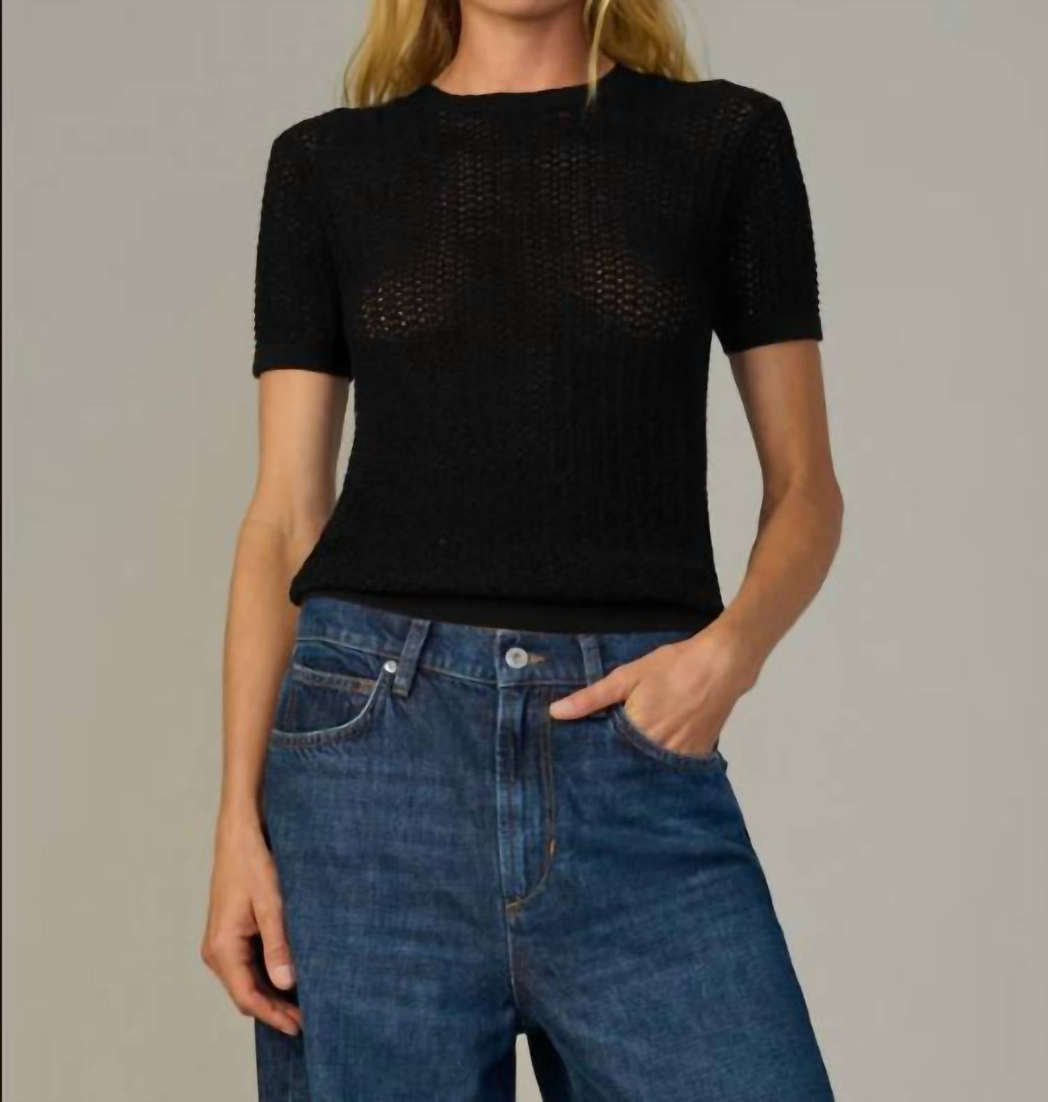 Joe'S Jeans - Crochet Baby Tee