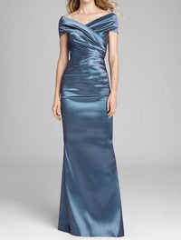 Teri Jon - Off The Shoulder Stretch Portrait Gown
