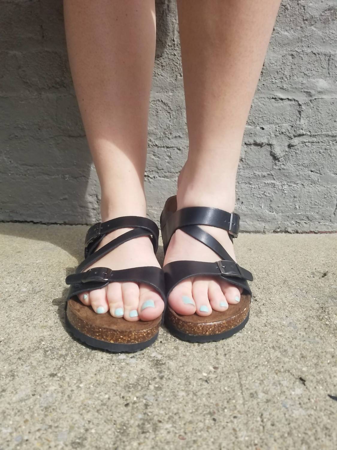 Olem - Women's Slide Leather Sandals