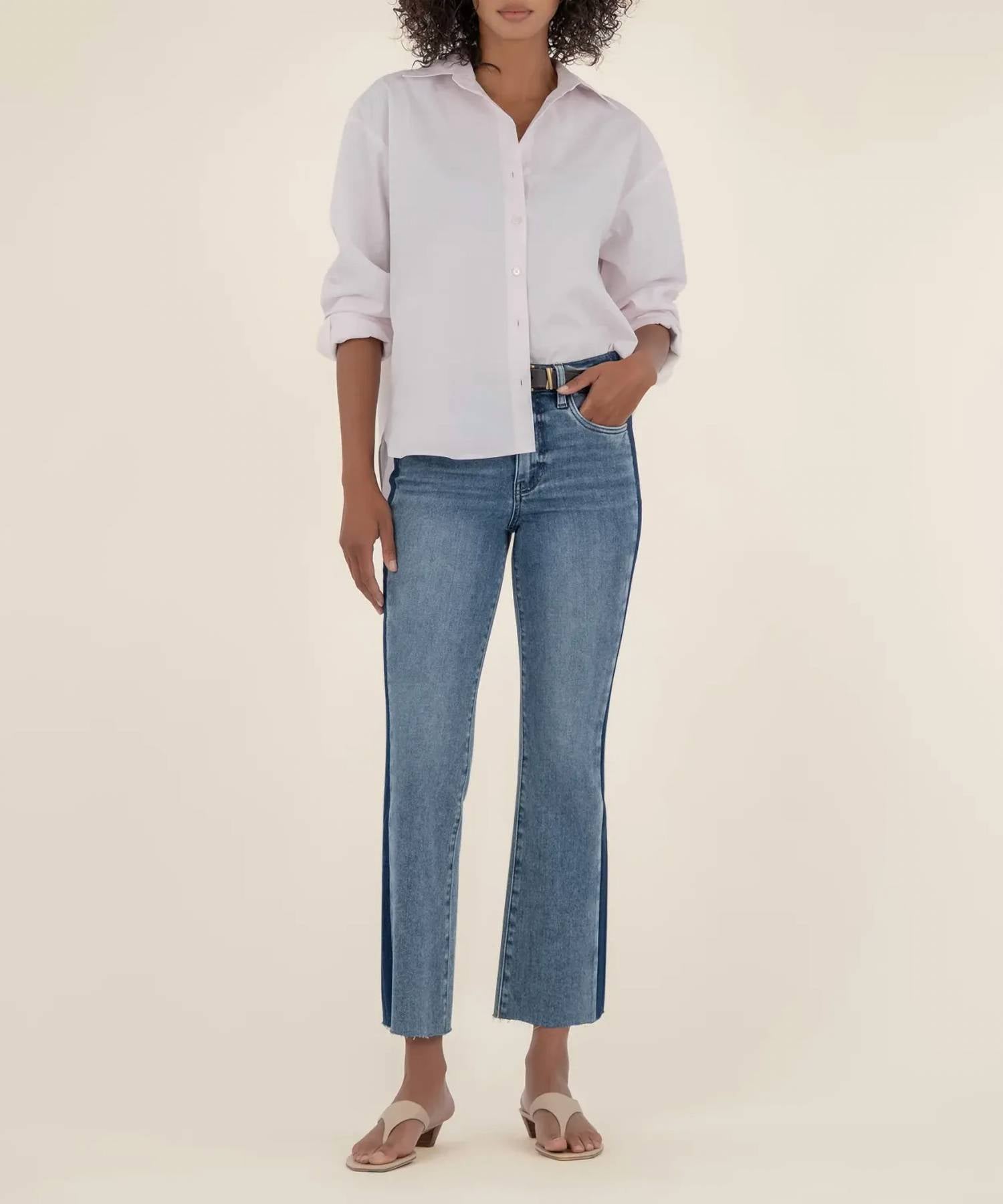 Kut From The Kloth - Kelsey High Rise Ankle Flare Jeans