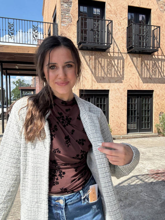 Wishlist - Heidi Houndstooth Jacket