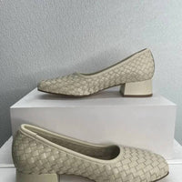 Freda Salvador - Women's Woven Ballet Heeled Shoes