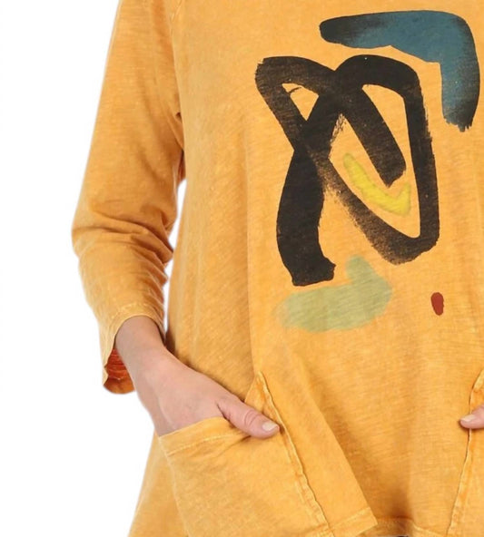 Jess & Jane - Jasmine Mineral Washed Patch Pocket Top