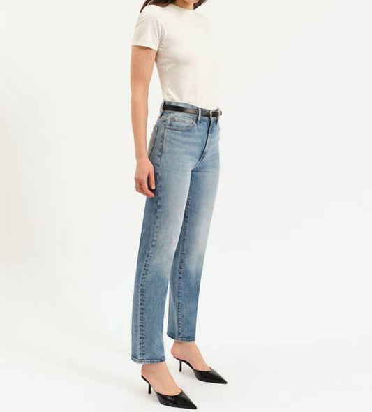 Daze - Smarty Pants High Rise Slim Straight Jeans