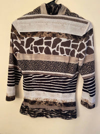 Frank Lyman - Women's Zip Knit Top