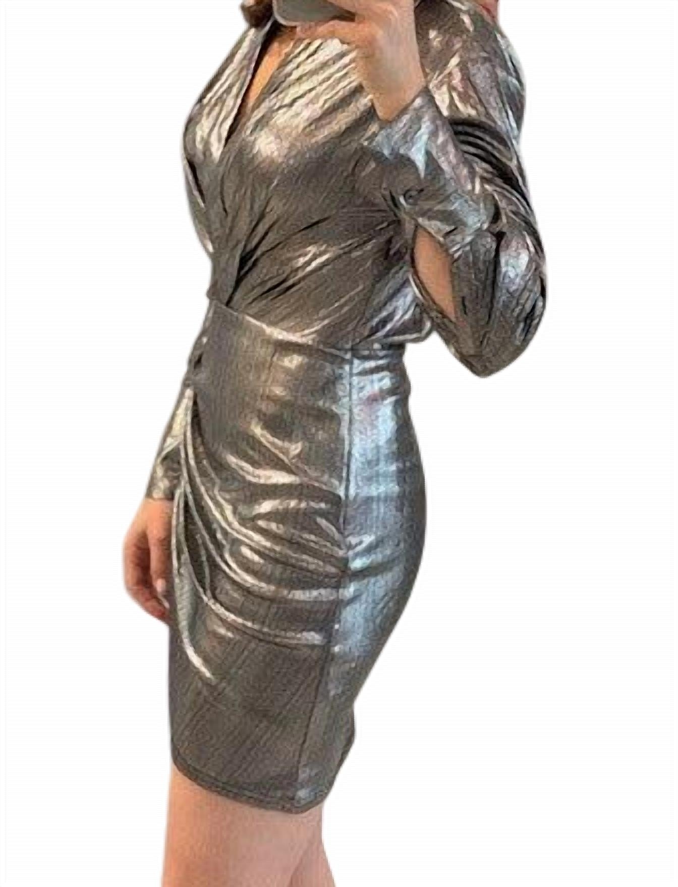 Js71 - Faux Wrap Dress