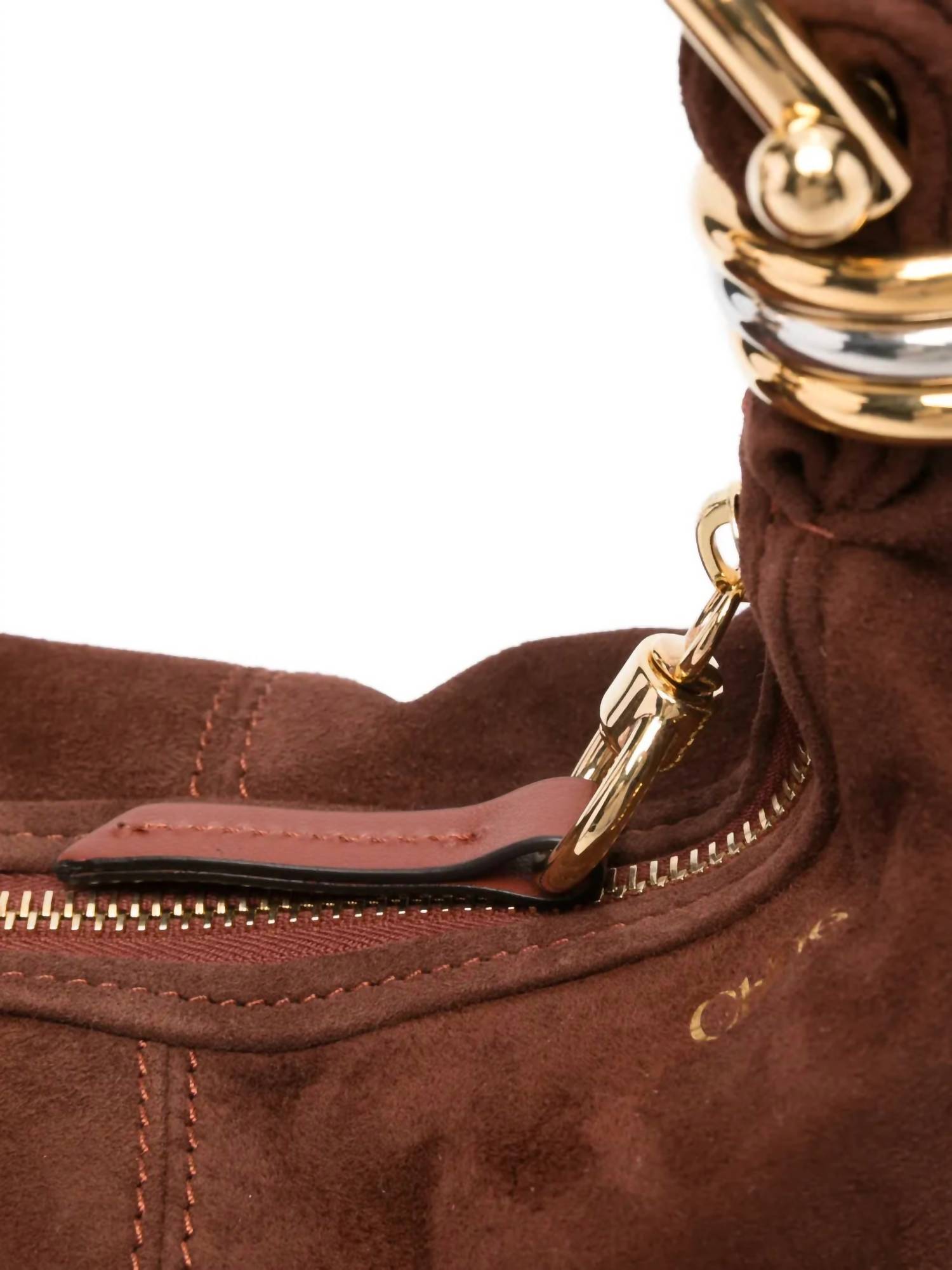 Chloe Women's Mini Bracelet Hobo Bag in hot tan - women's bag - view 4