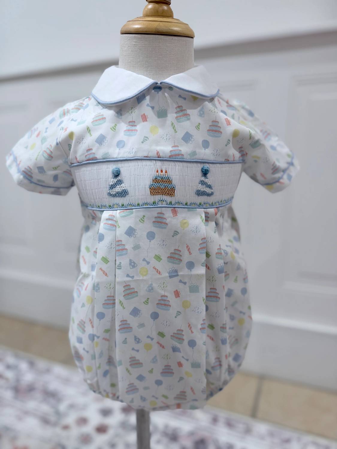 City Beautiful - Boys Smocked Birthday Bubble