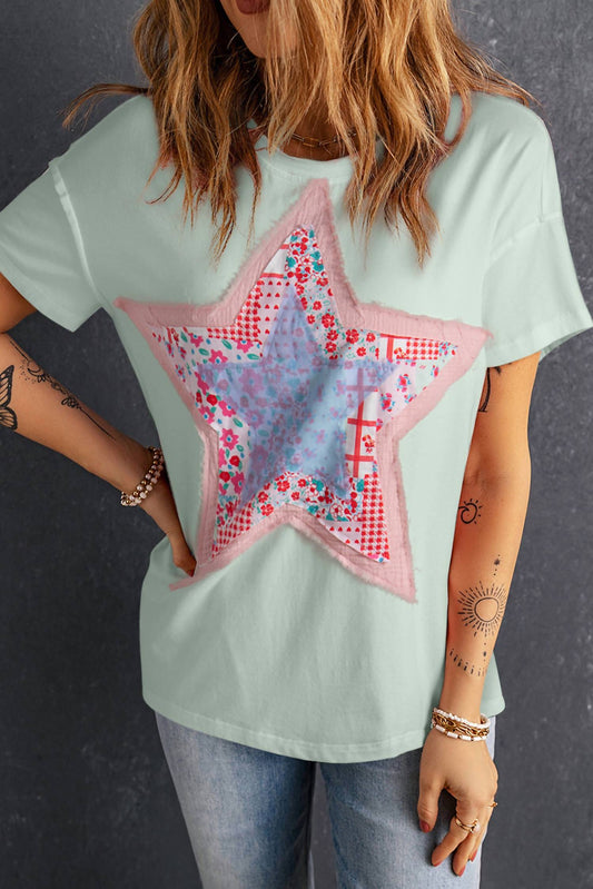 Fashionworks - Star Patchwork T-shirt