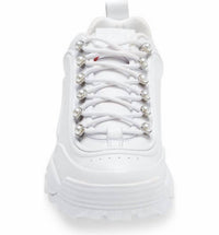 Fila - Women's Disruptor Zero Pearl Leather Sneakers