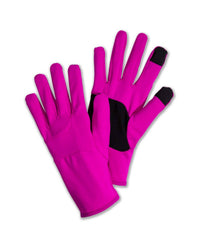 BROOKS Fusion Midweight Glove - Unisex in magenta - women's accessory - detail view