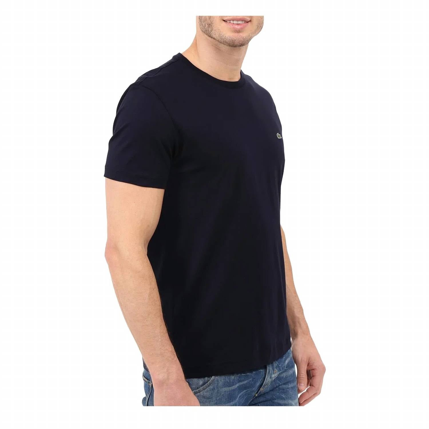 Lacoste - Men's Standard Short Sleeve Pima Crewneck Tee