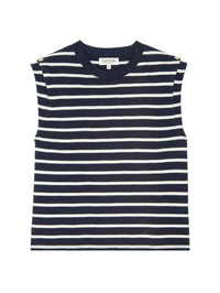 Nation Ltd - Marina Muscle Tee With Shoulder Pads
