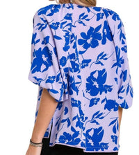 Umgee - Floral Puff Sleeve Blouse