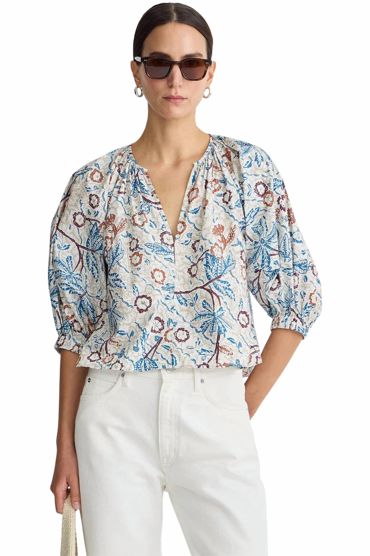 Apiece Apart - Nele Lantern Sleeve Top