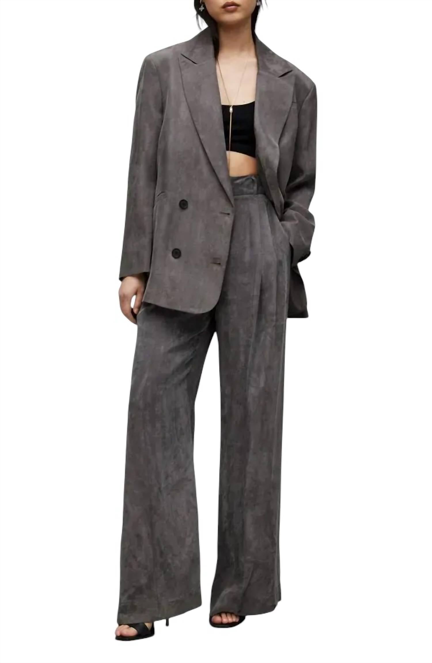 Allsaints - Elle Double Breasted Lightweight Blazer