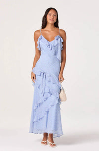 Astr - Amiya Chiffon Midi Dress
