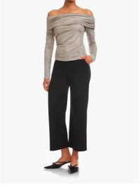 Fifteen Twenty - Agnes Off The Shoulder Metallic Top