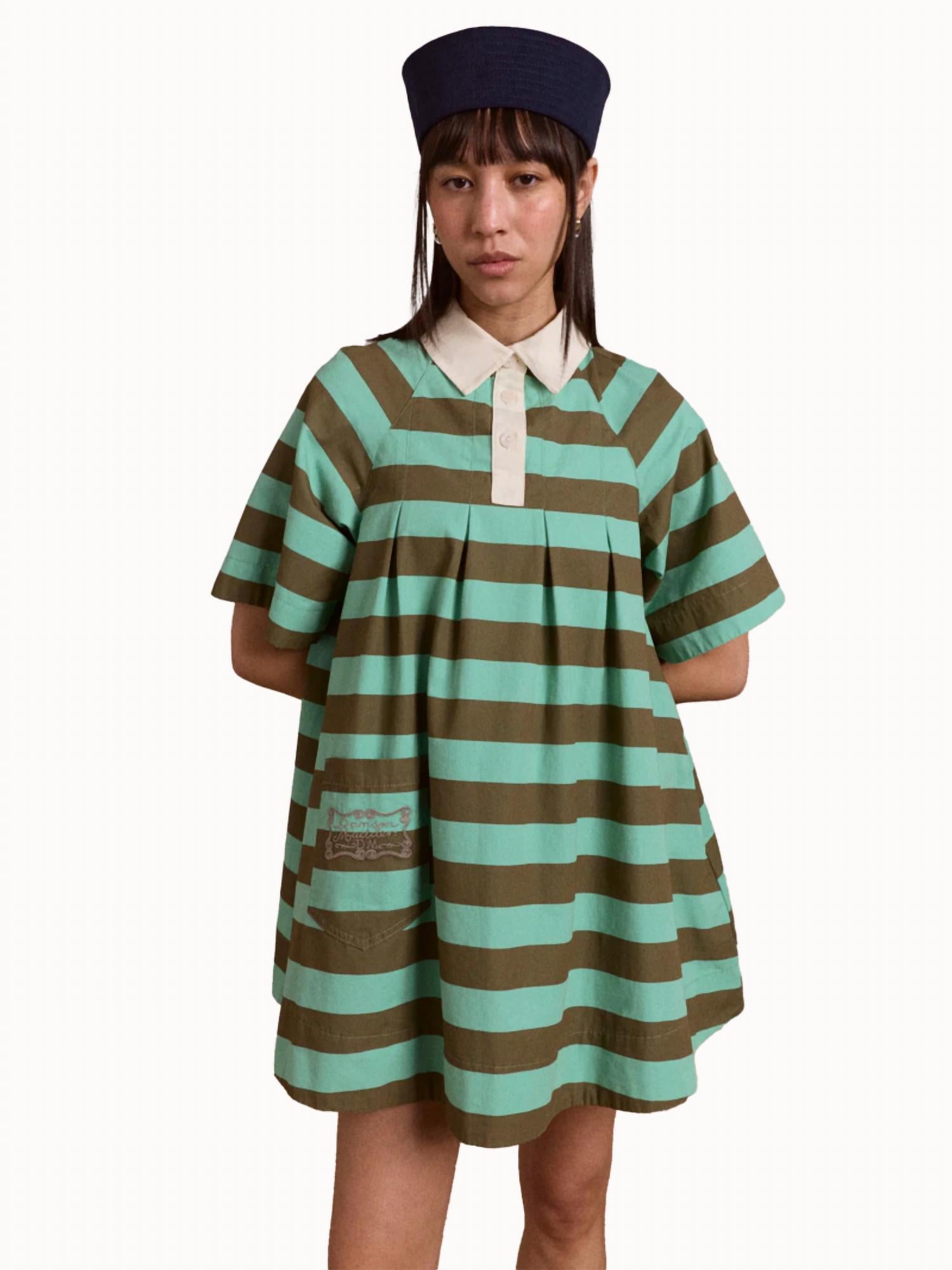 Damson Madder - Maggie Mini Polo Dress